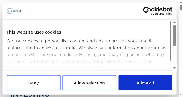 Screenshot of viainvest.com