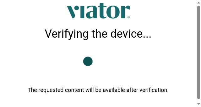 Screenshot of viator.com
