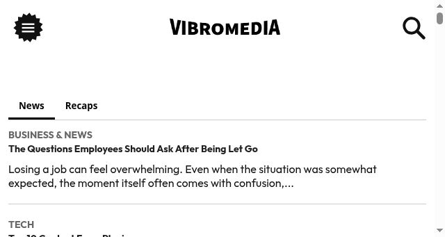 Screenshot of vibromedia.com