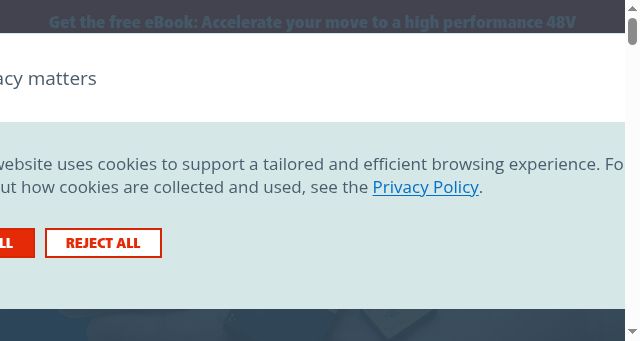 Screenshot of vicorpower.com