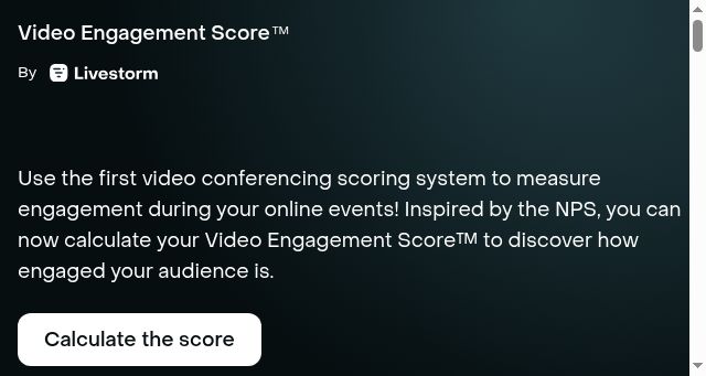 Screenshot of video-engagement.org