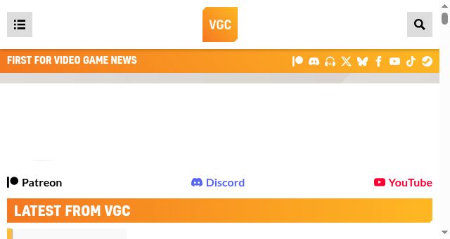 Screenshot of videogameschronicle.com