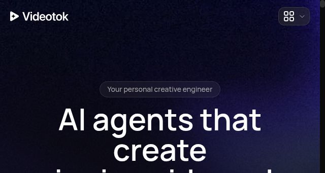 Screenshot of videotok.app