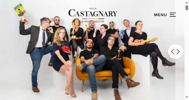 Screenshot of villa-castagnary.fr