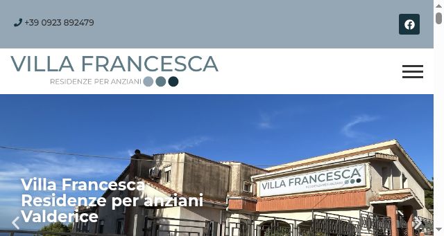 Screenshot of villafrancescavalderice.it