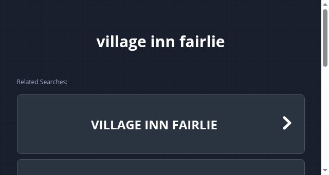 Screenshot of villageinnfairlie.co.uk