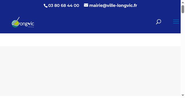 Screenshot of ville-longvic.fr