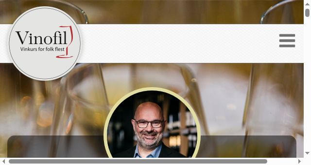 Screenshot of vinforedrag.no