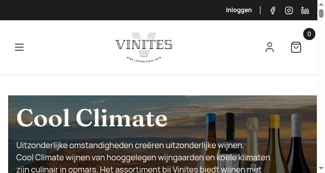 Screenshot of vinites.com