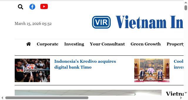 Screenshot of vir.com.vn