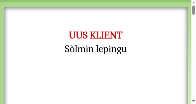 Screenshot of vireen.ee