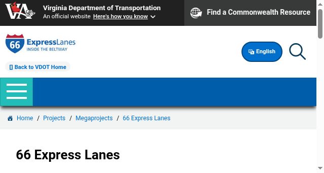 Screenshot of virginia.gov