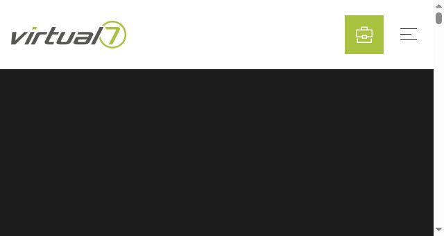 Screenshot of virtual7.de