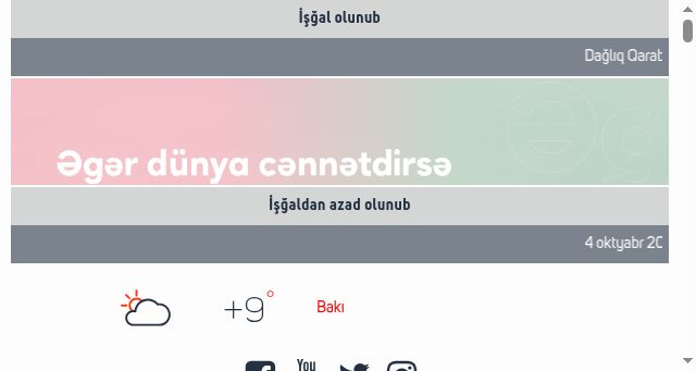 Screenshot of virtualkarabakh.az