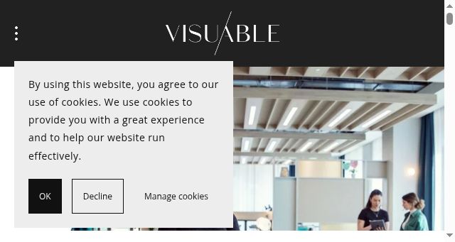 Screenshot of visuable.co