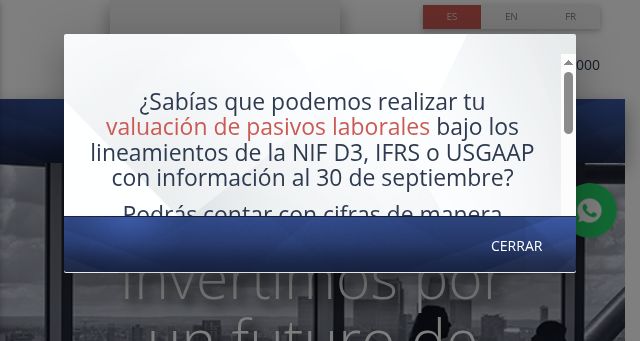 Screenshot of vitalis.com.mx