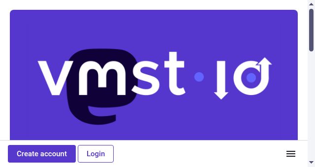 Screenshot of vmst.io