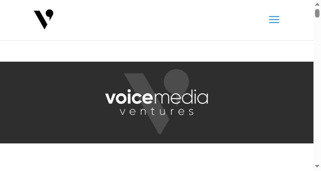 Screenshot of voicemediaventures.com