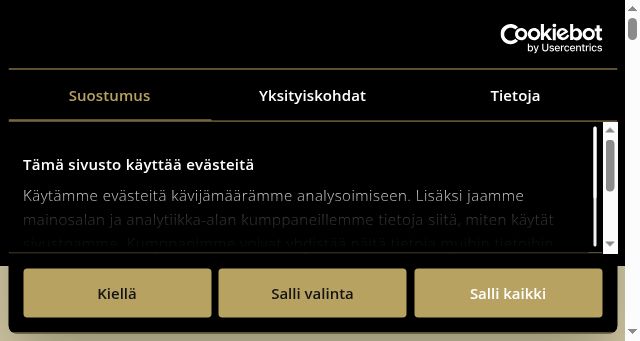 Screenshot of voittokilpailu.fi