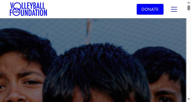 Screenshot of volleyballfoundation.com