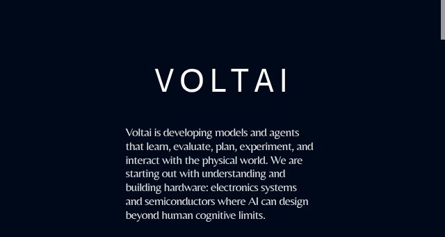 Screenshot of voltai.com