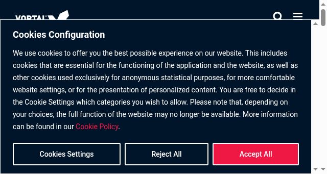 Screenshot of vortal.biz