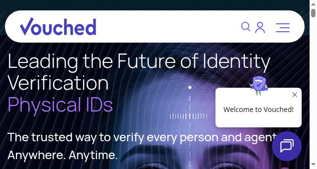 Screenshot of vouched.id