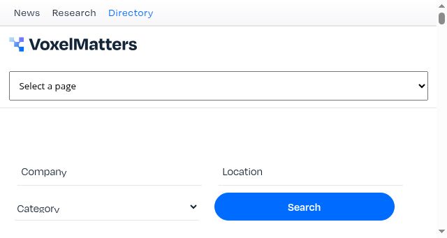 Screenshot of voxelmatters.directory