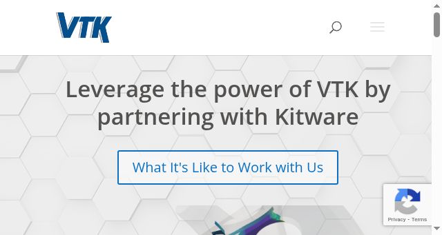 Screenshot of vtk.org