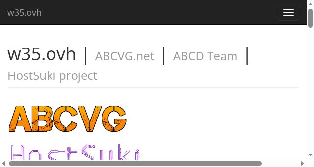 Screenshot of w35.ovh