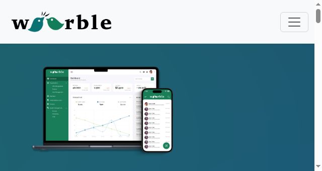 Screenshot of waarble.com