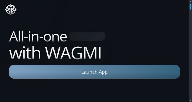 Screenshot of wagmi.com
