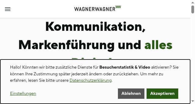 Screenshot of wagnerwagner.de