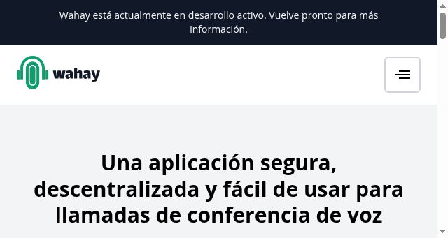 Screenshot of wahay.org