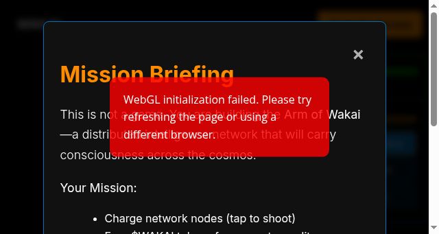 Screenshot of wakaicorp.com