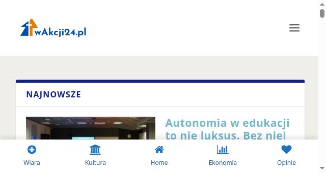 Screenshot of wakcji24.pl