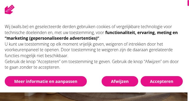 Screenshot of walls.be