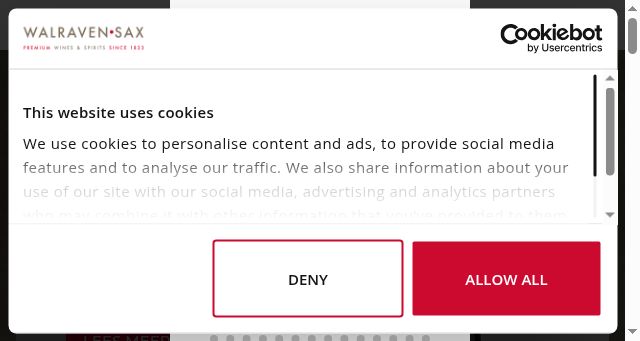 Screenshot of walravensax.nl