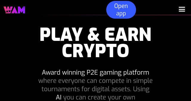 Screenshot of wam.app