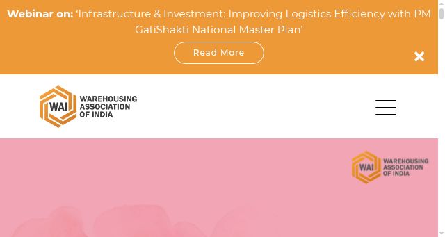 Screenshot of warehousingindia.org