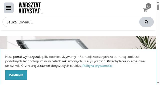 Screenshot of warsztatartysty.pl