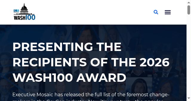 Screenshot of wash100.com