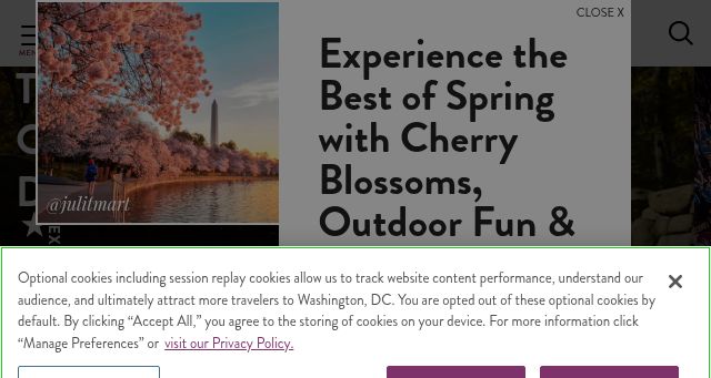 Screenshot of washington.org