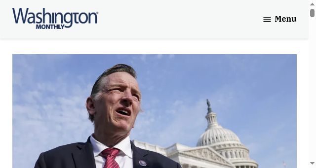 Screenshot of washingtonmonthly.com