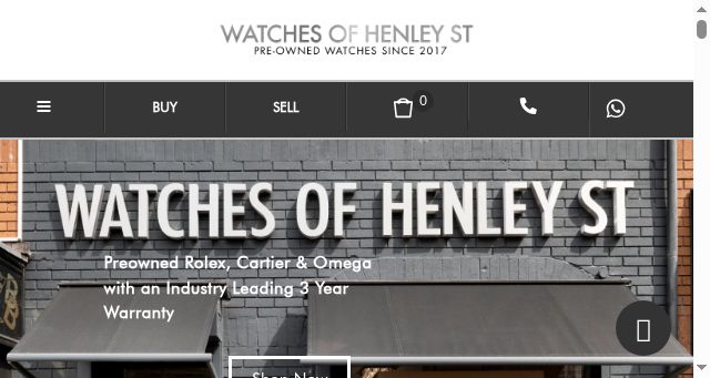 Screenshot of watchesofhenleyst.co.uk
