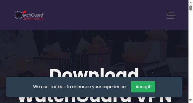 Screenshot of watchguard-vpn.com