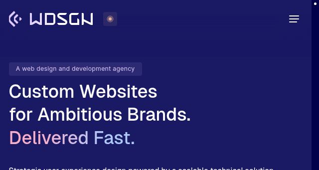 Screenshot of wdsgn.agency
