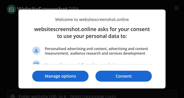 Screenshot of websitescreenshot.online