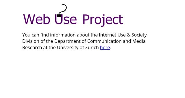Screenshot of webuse.org
