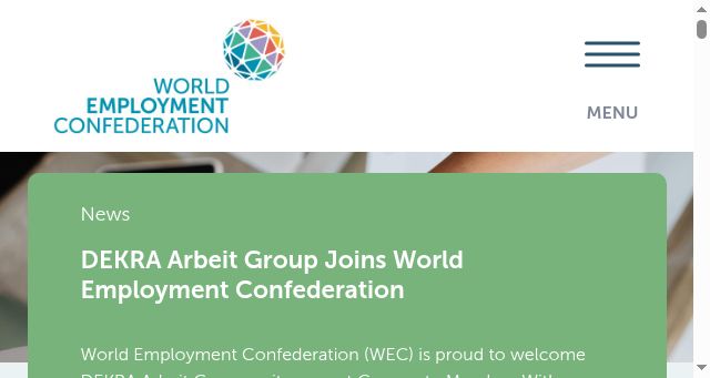 Screenshot of wecglobal.org